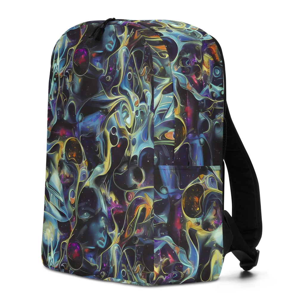 Galactic Enigma on Minimalist Backpack — Left