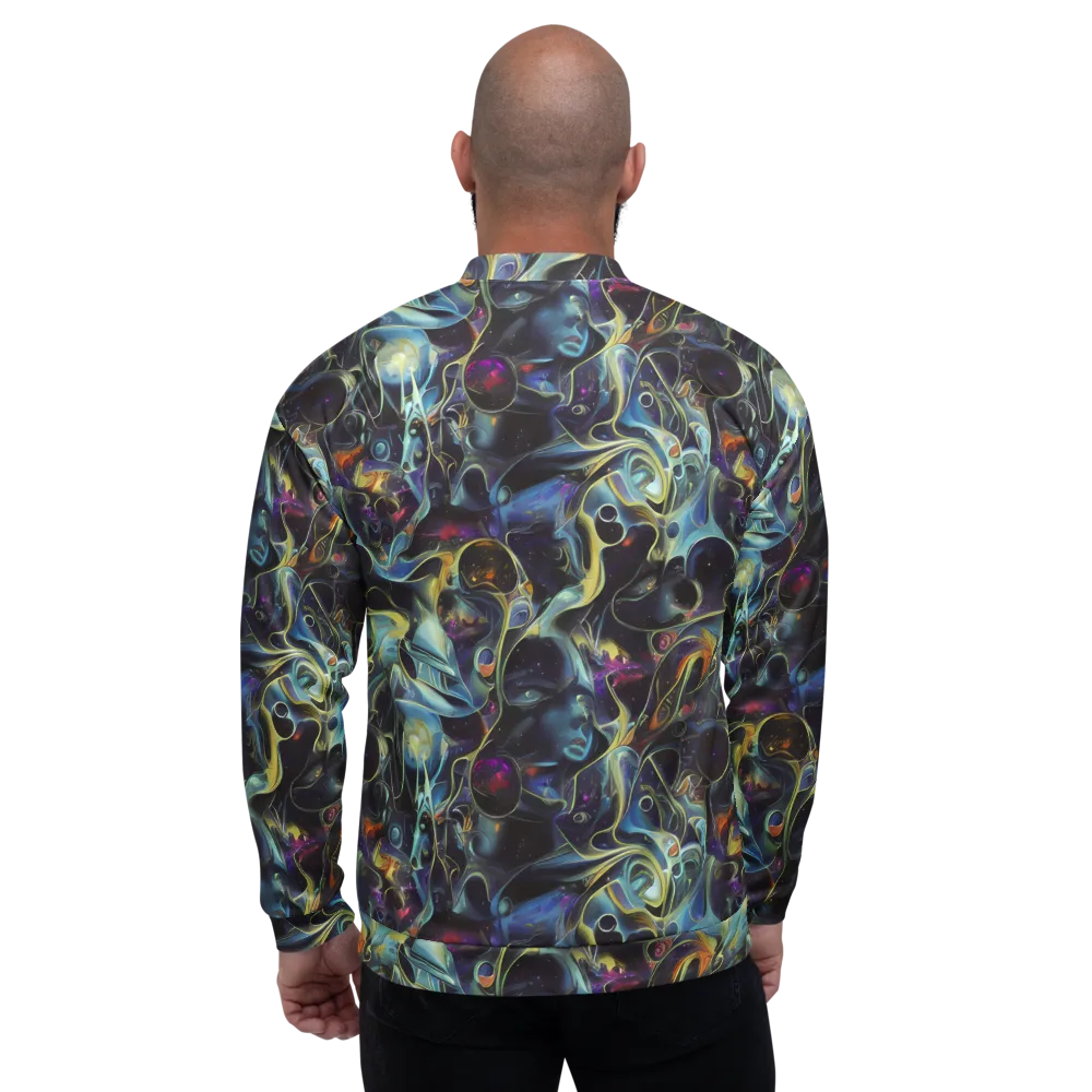 Galactic Enigma on Bomber Jacket — Back