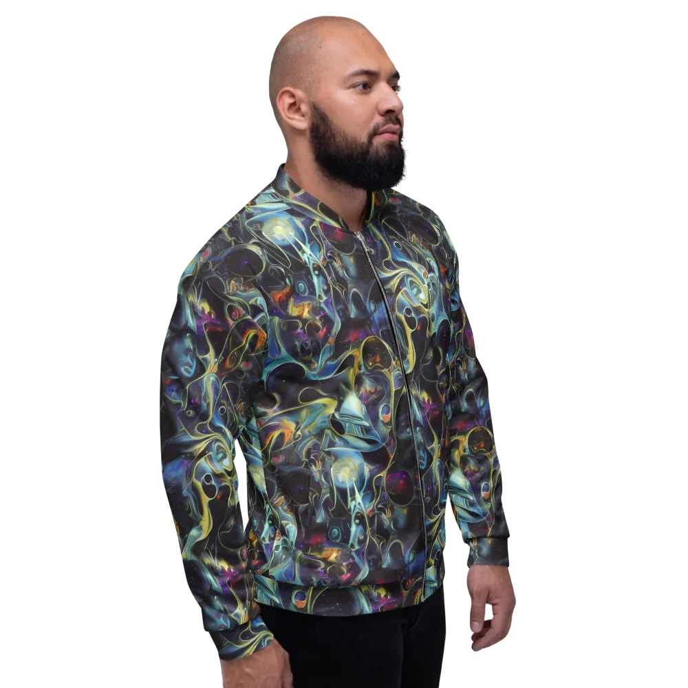 Galactic Enigma on Bomber Jacket — Right