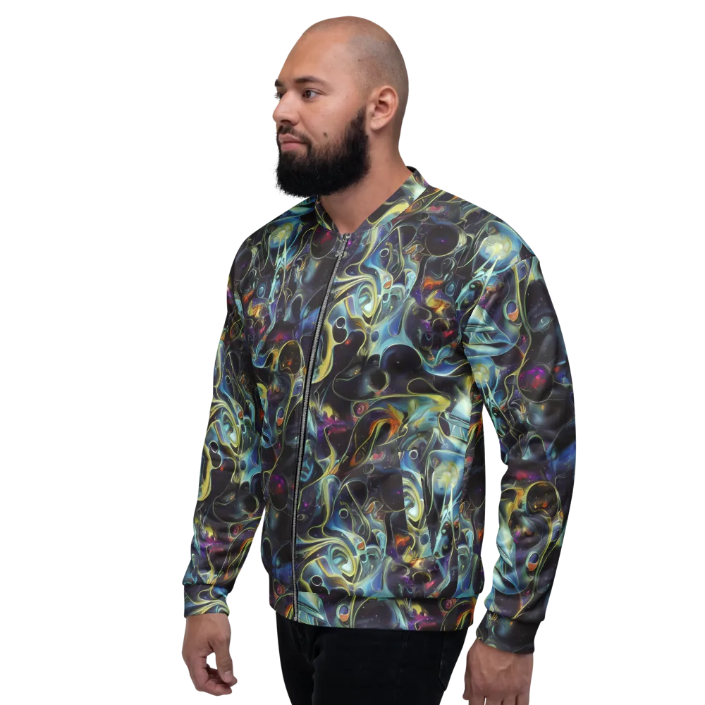 Galactic Enigma on Bomber Jacket — Left