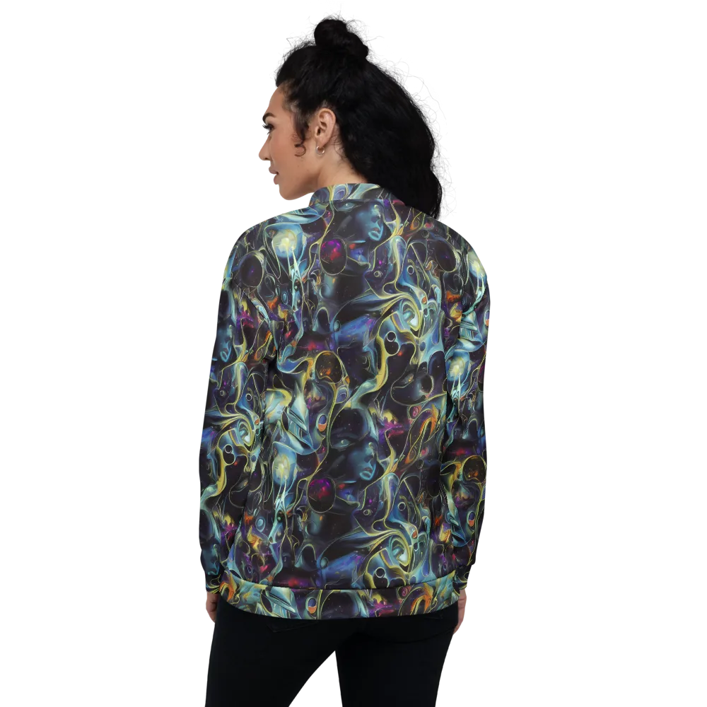 Galactic Enigma on Bomber Jacket — Back