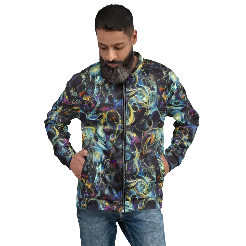 Galactic Enigma on Bomber Jacket — Front