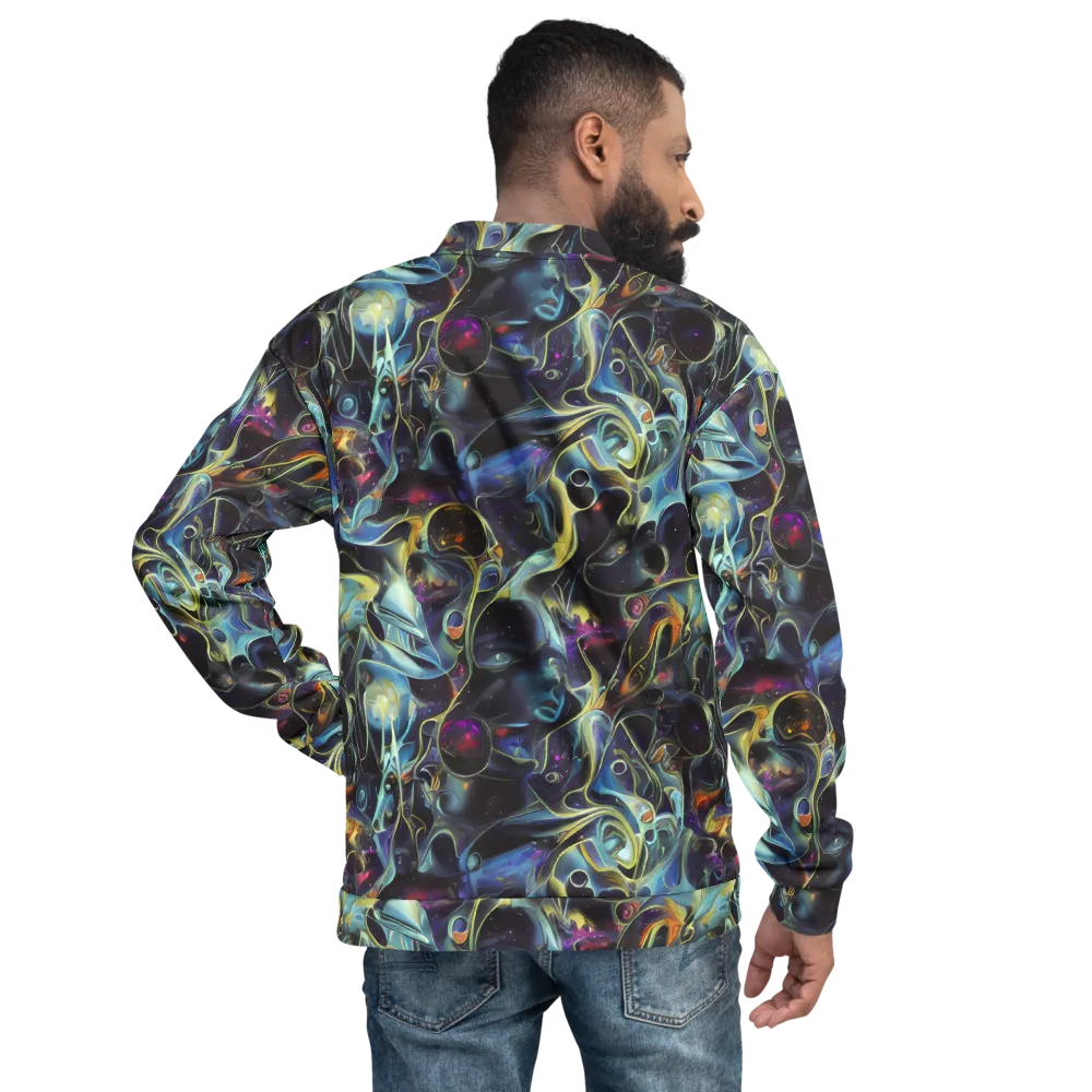 Galactic Enigma on Bomber Jacket — Back