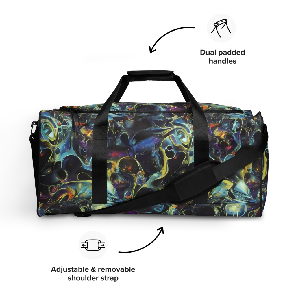 Galactic Enigma on Duffle Bag — Front
