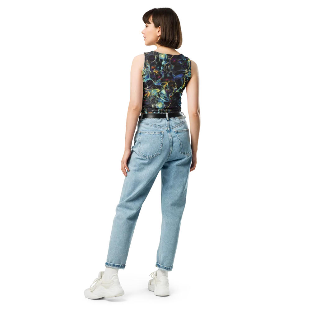 Galactic Enigma on Crop Top — Back