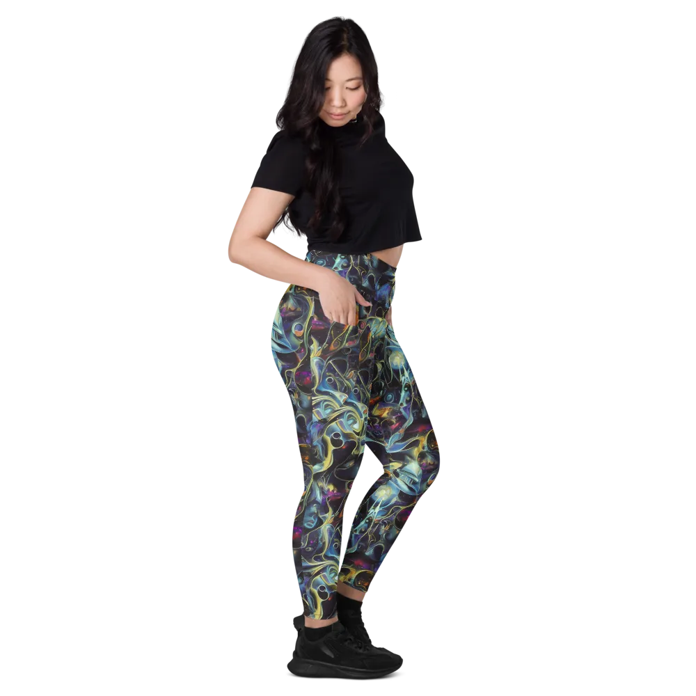 Galactic Enigma on Leggings with Pockets — Right