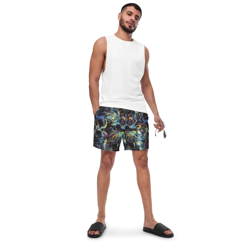 Galactic Enigma on Swim Trunks — Front