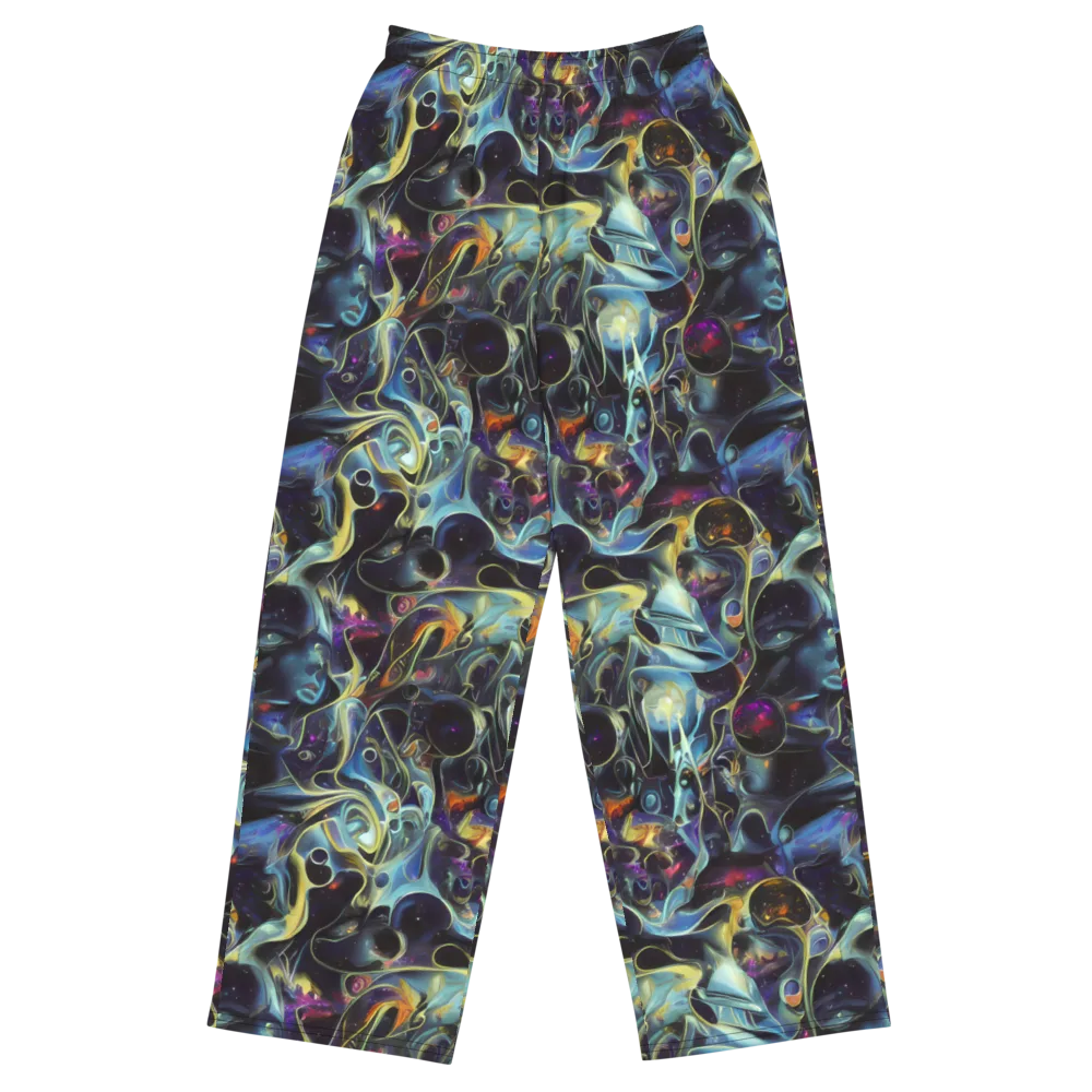 Galactic Enigma on Wide-Leg Pants — Front