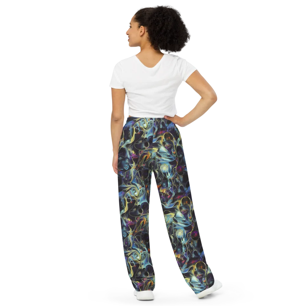 Galactic Enigma on Wide-Leg Pants — Back