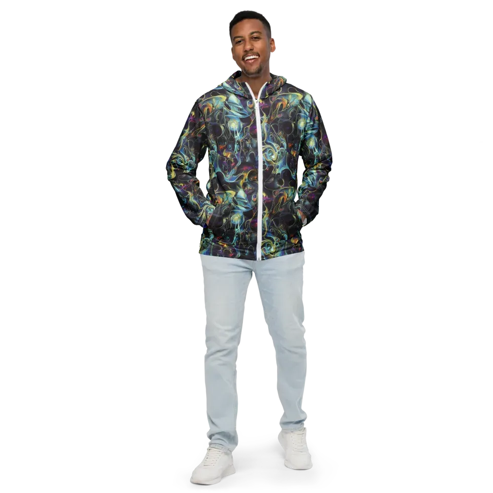Galactic Enigma on Men's Windbreaker — Front