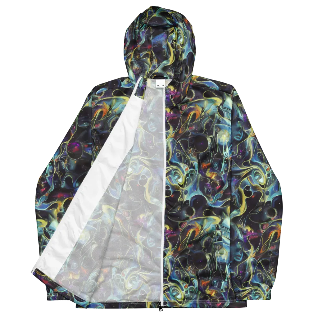 Galactic Enigma on Men's Windbreaker — Front