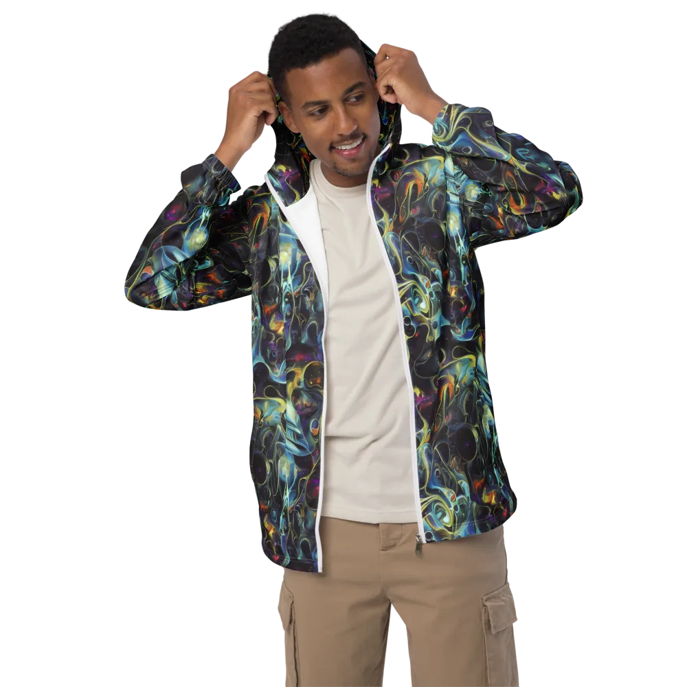 Galactic Enigma on Men's Windbreaker — Front