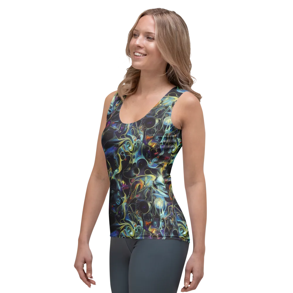 Galactic Enigma on Women's Tank Top — Left Front