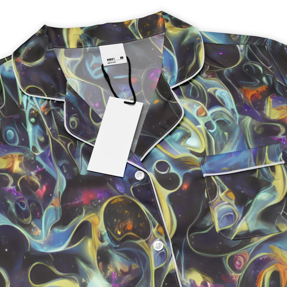 Galactic Enigma on Women's Short Sleeve Pajama Top — Product details