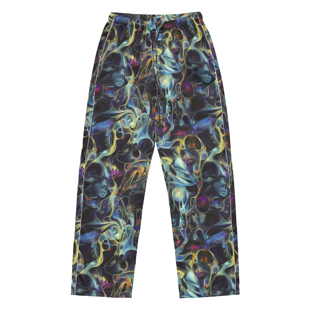 Galactic Enigma on Women's Pajama Pants — Front