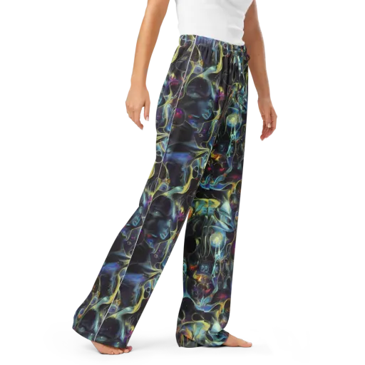 Galactic Enigma on a Women's Pajama Pants