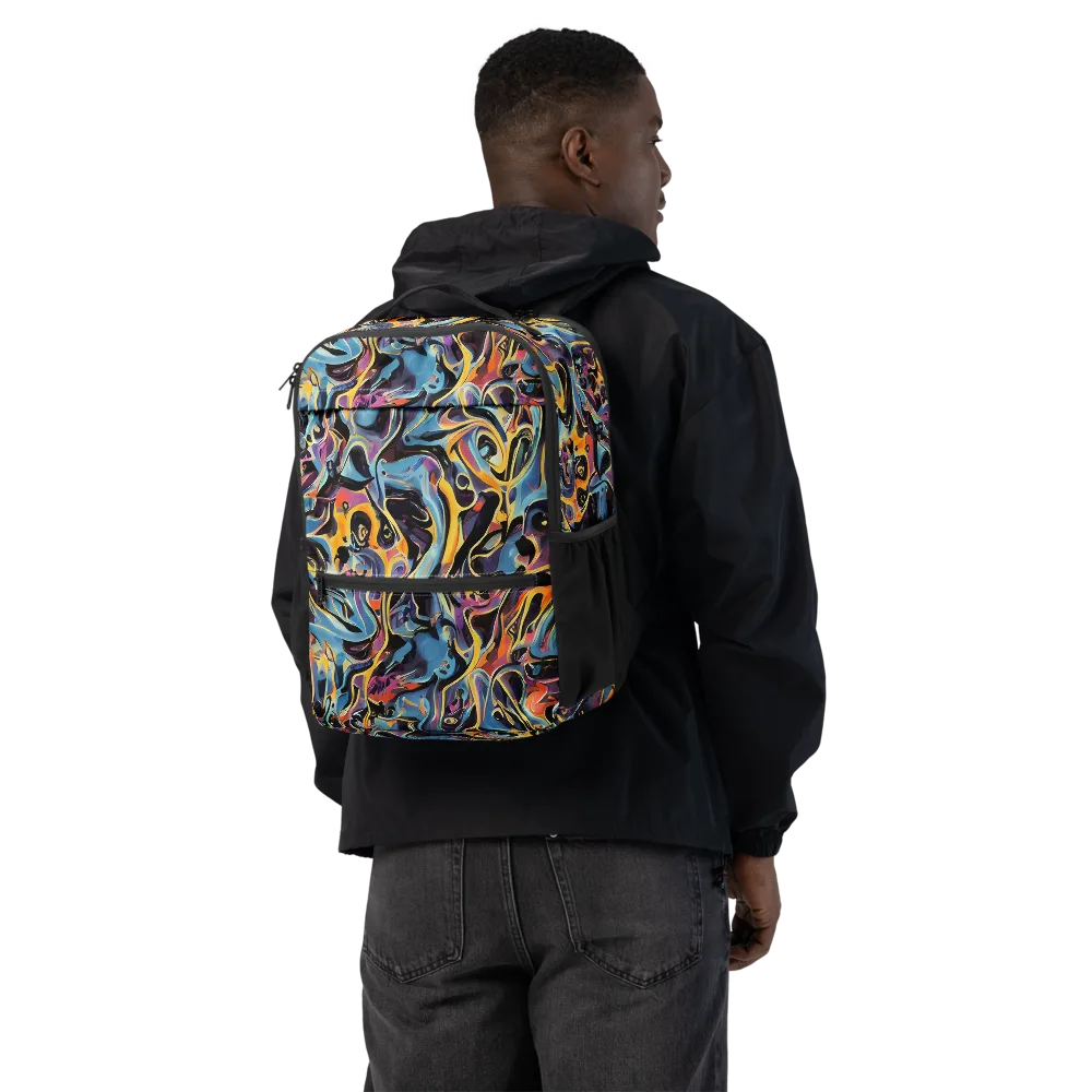 Newtonian Rhapsody on Utility Backpack — Back