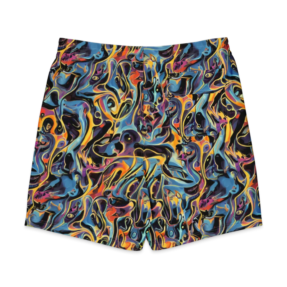 Newtonian Rhapsody on Men's Board Shorts — Back