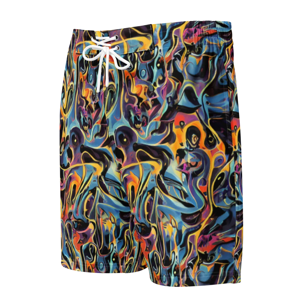 Newtonian Rhapsody on Men's Board Shorts — Front