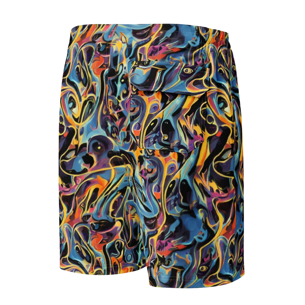 Newtonian Rhapsody on Men's Board Shorts — Back
