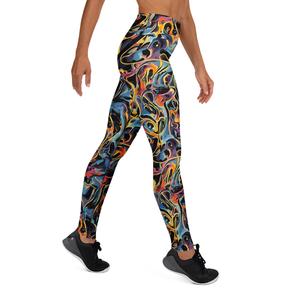 Newtonian Rhapsody on Yoga Leggings — Right