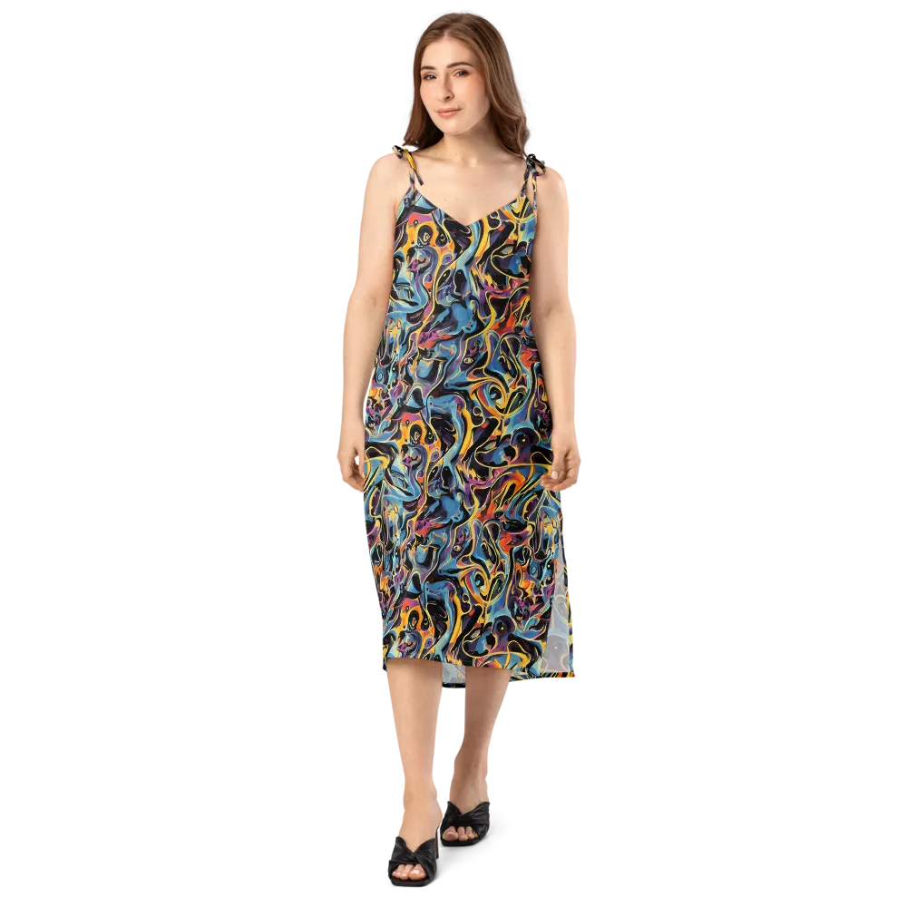 Newtonian Rhapsody on Slip Dress — Front