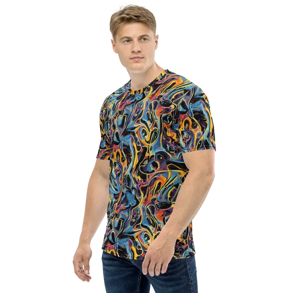 Newtonian Rhapsody on Men's Crew Neck T-Shirt — Left