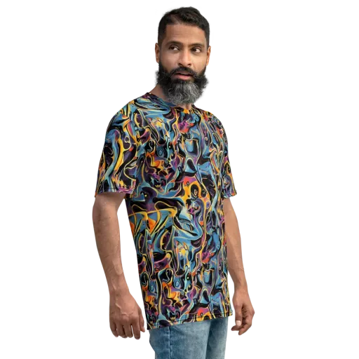 Newtonian Rhapsody on a Men's Crew Neck T-Shirt