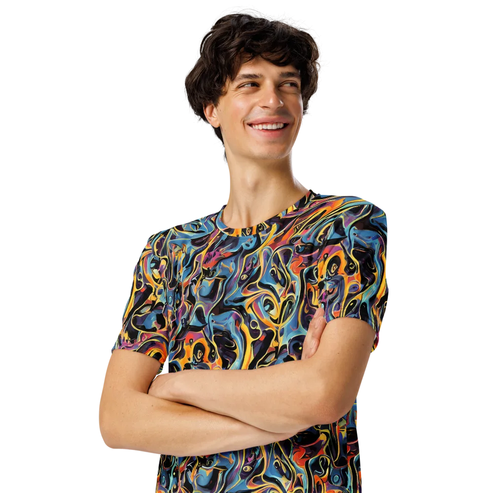 Newtonian Rhapsody on Men's Crew Neck T-Shirt — Left Front