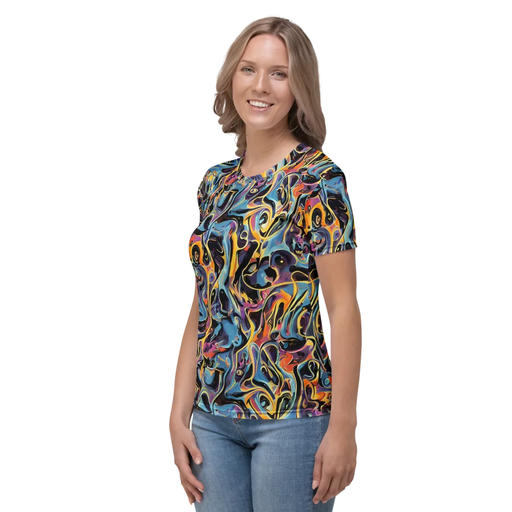 Newtonian Rhapsody on Women's Crew Neck T-Shirt — Left