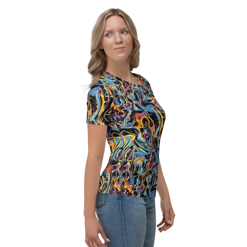 Newtonian Rhapsody on Women's Crew Neck T-Shirt — Right