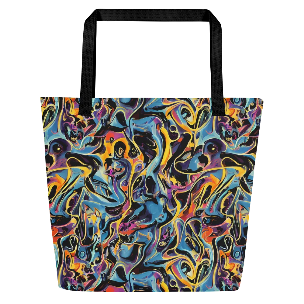 Newtonian Rhapsody on Large Tote Bag W/ Pocket — Front