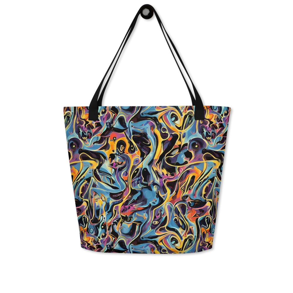Newtonian Rhapsody on Large Tote Bag W/ Pocket — Front
