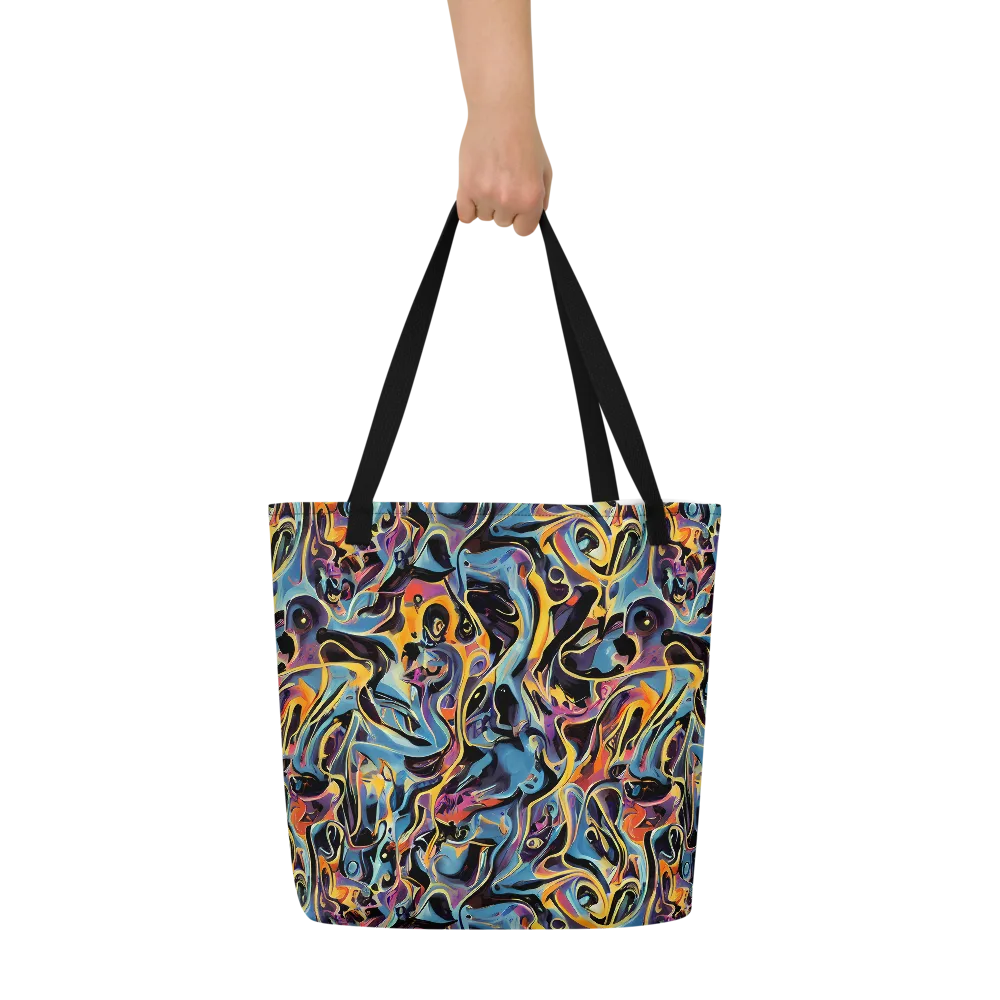 Newtonian Rhapsody on Large Tote Bag W/ Pocket — Front