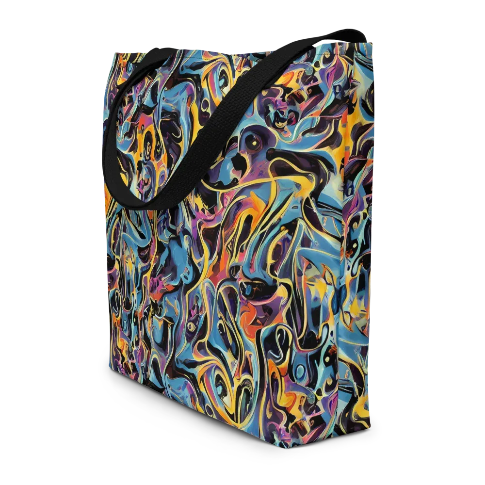 Newtonian Rhapsody on Large Tote Bag W/ Pocket — Front