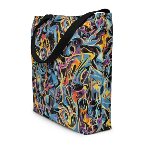 Newtonian Rhapsody on a Large Tote Bag W/ Pocket