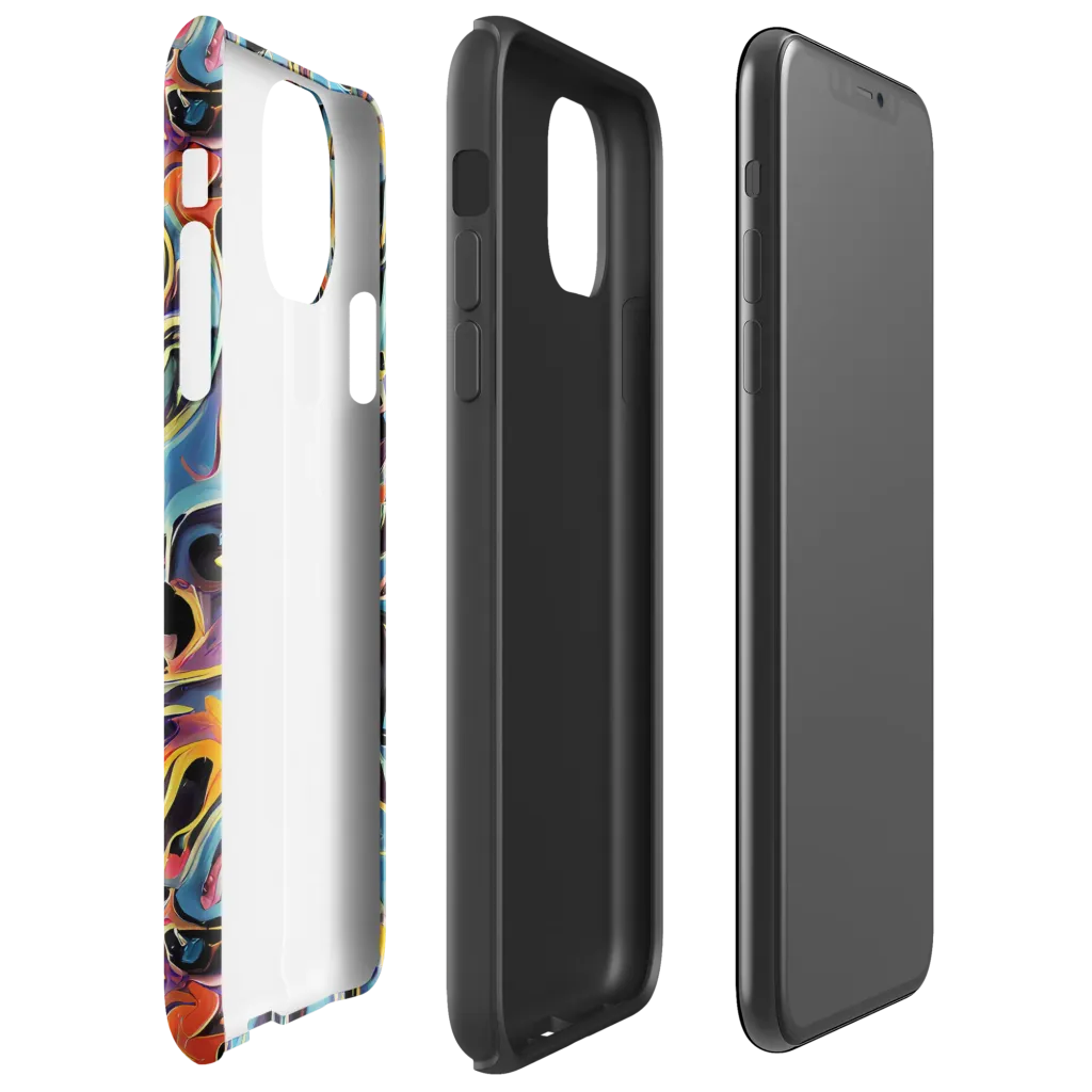 Newtonian Rhapsody on Tough Case for iPhone® — Right