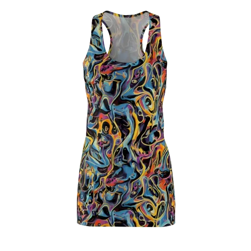 Newtonian Rhapsody on a Racerback Dress