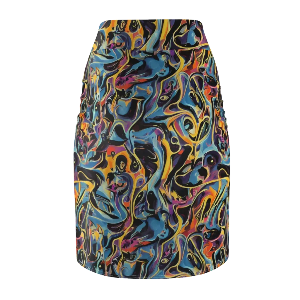 Newtonian Rhapsody on Pencil Skirt — Back