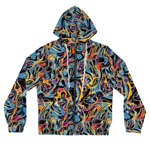 Newtonian Rhapsody on a Women's Full-Zip Hoodie