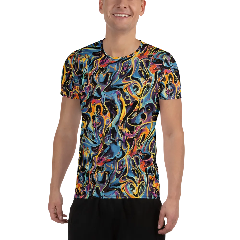 Newtonian Rhapsody on Men's Athletic T-Shirt — Front