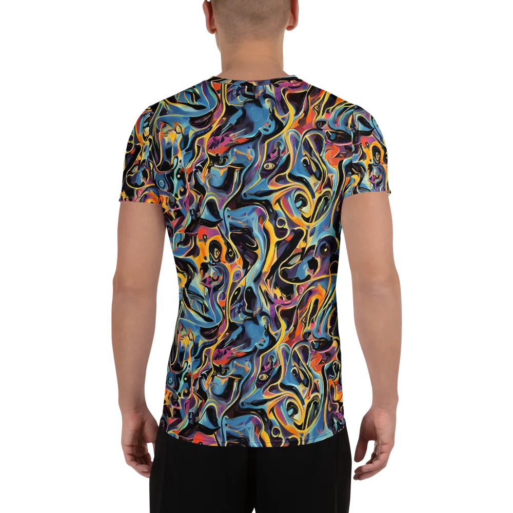 Newtonian Rhapsody on Men's Athletic T-Shirt — Back