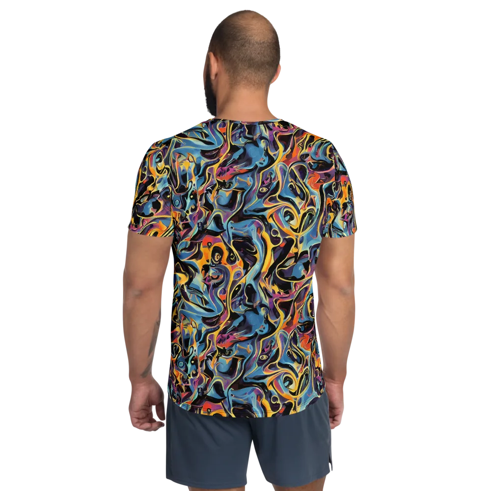 Newtonian Rhapsody on Men's Athletic T-Shirt — Back