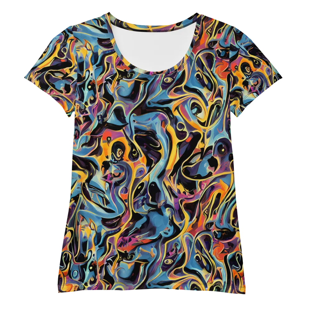 Newtonian Rhapsody on Women's Athletic T-Shirt — Front