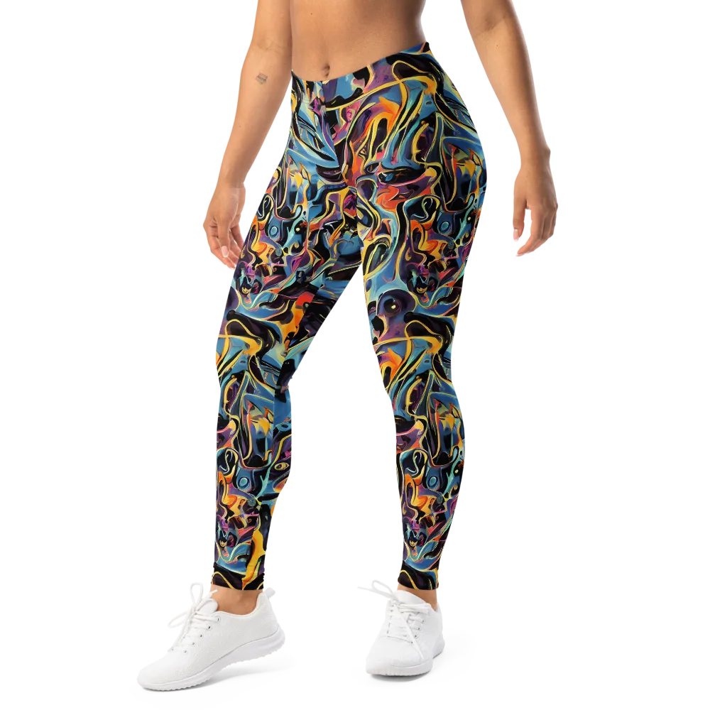 Newtonian Rhapsody on Leggings — Left Front