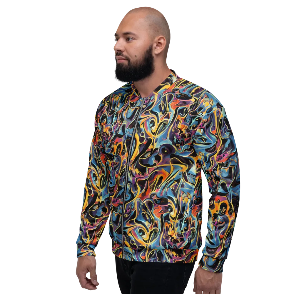 Newtonian Rhapsody on Bomber Jacket — Left