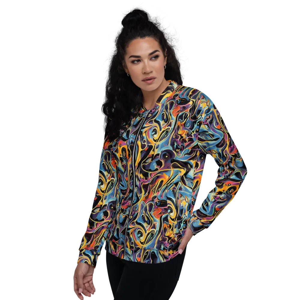 Newtonian Rhapsody on Bomber Jacket — Left