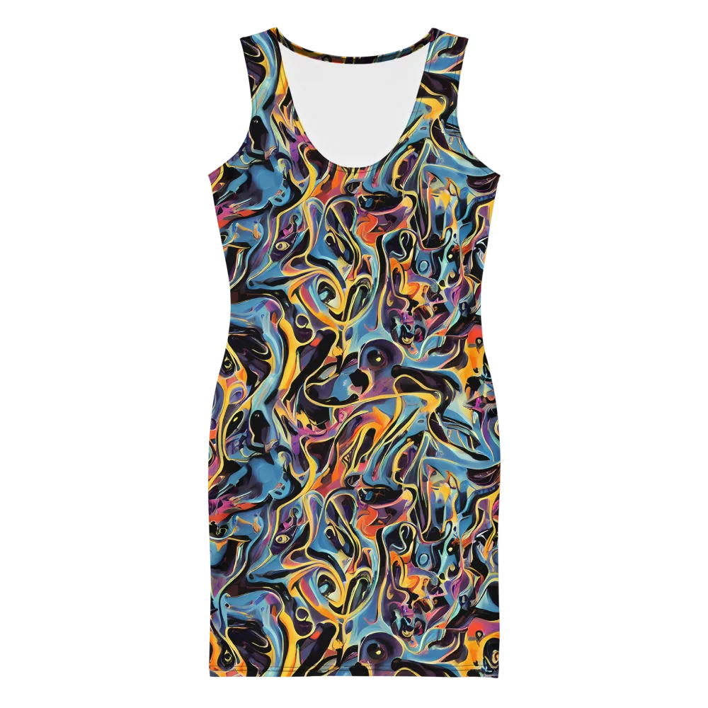 Newtonian Rhapsody on Bodycon Dress — Front
