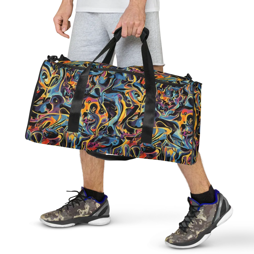 Newtonian Rhapsody on Duffle Bag — Front