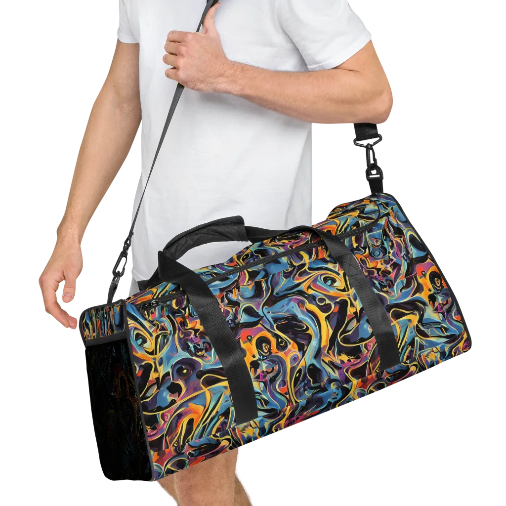 Newtonian Rhapsody on Duffle Bag — Right Front